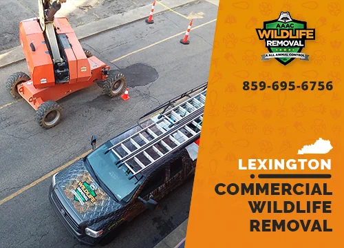 Commercial Wildlife Removal truck in Lexington
