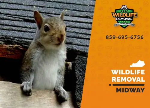 Midway Wildlife Removal professional removing pest animal